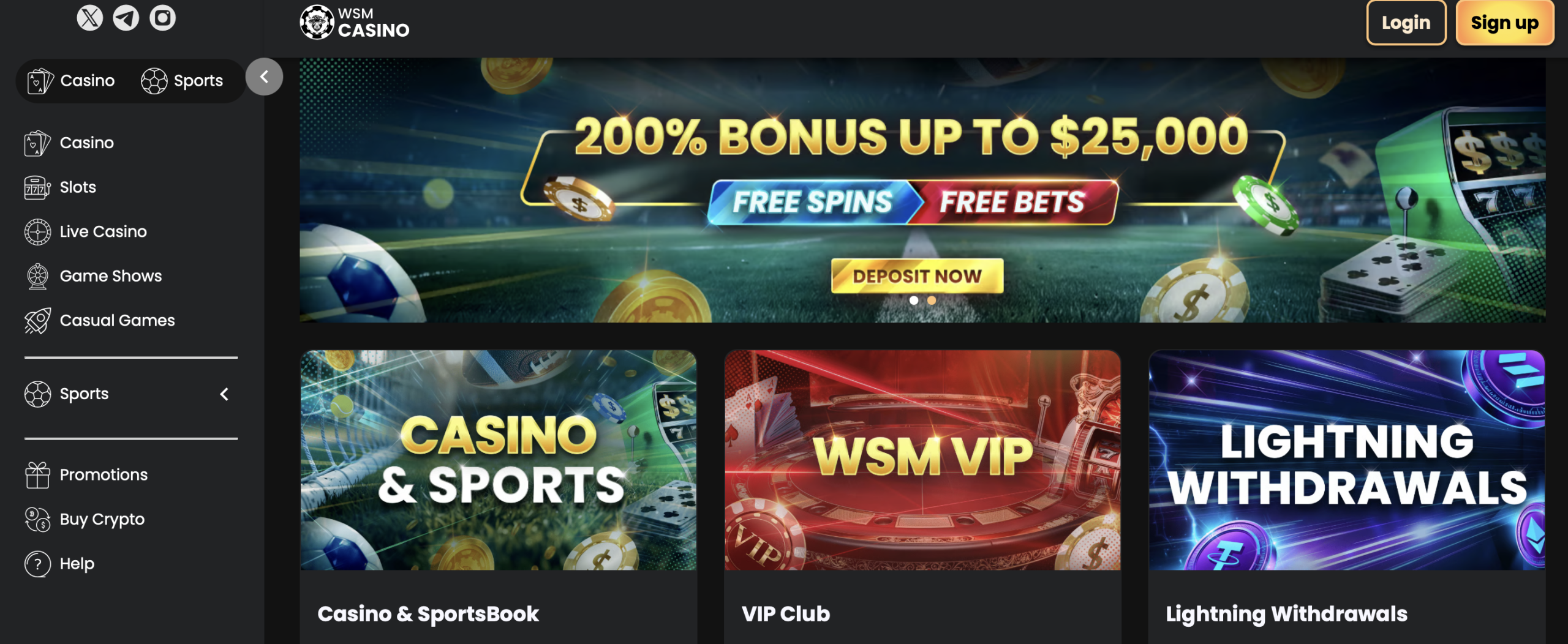 WSM Casino- cassino online